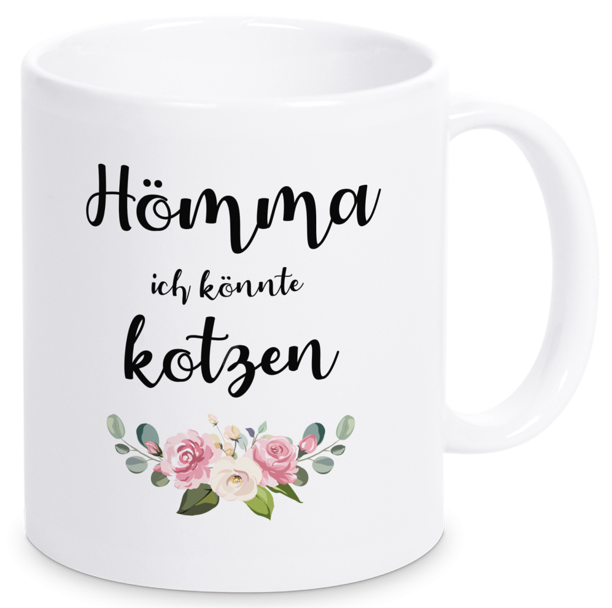 Tasse mit Spruch Hömma ich könnte kotzen | Pottbude